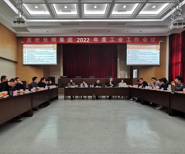 w66集团丝绸召开集团2022年度工业工作会议